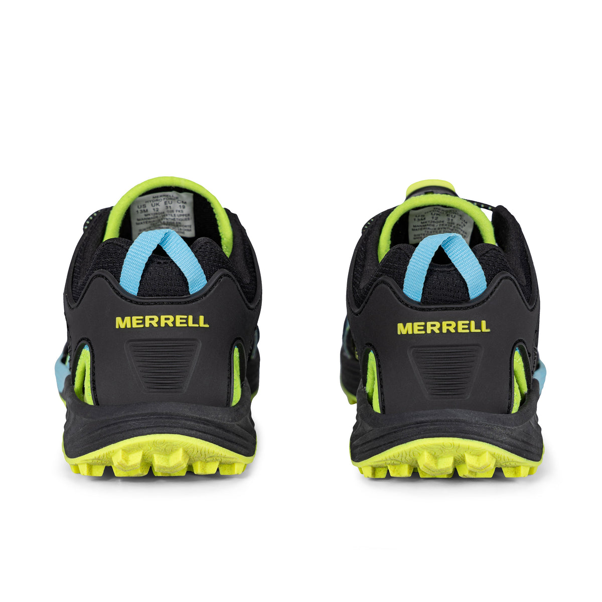 Stride Rite Hydro Force Sneaker - Big Kid Black/Blue/Lime