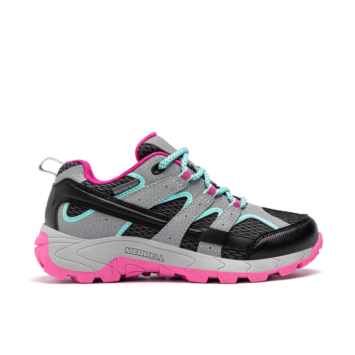Stride Rite Moab KDZ Sneaker - Big Kid Grey/Pink