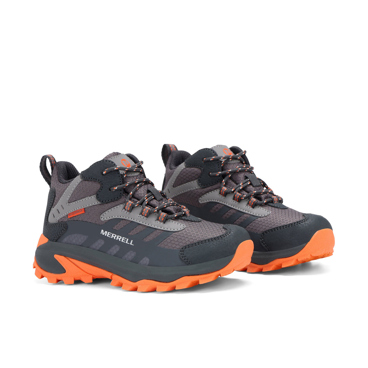 Stride Rite Moab Speed 2 Mid Sneaker - Big Kid Gunsmoke Orange