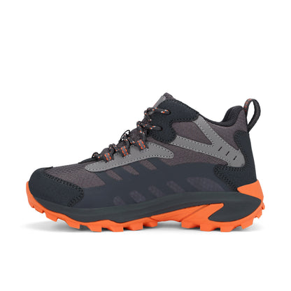Stride Rite Moab Speed 2 Mid Sneaker - Big Kid Gunsmoke Orange