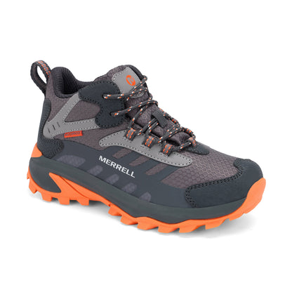 Stride Rite Moab Speed 2 Mid Sneaker - Big Kid Gunsmoke Orange