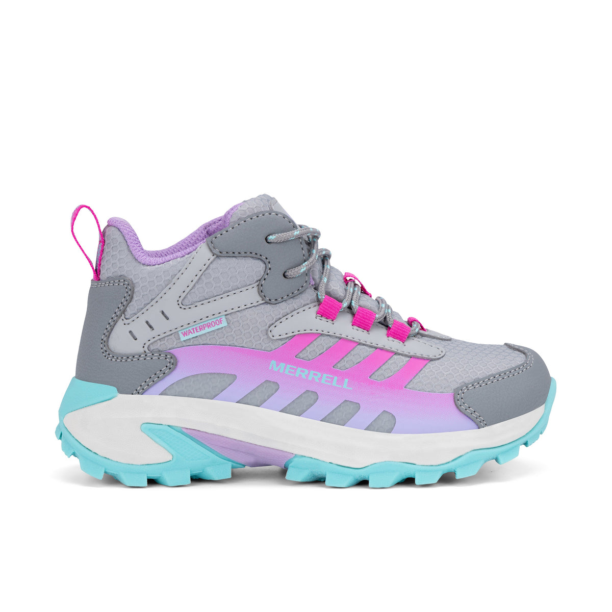 Stride Rite Moab Speed 2 Mid Sneaker- Big Kid Grey Lilac