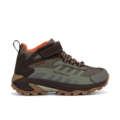 Stride Rite Moab Speed 2 Mid AC Sneaker - Big Kid Brown Olive