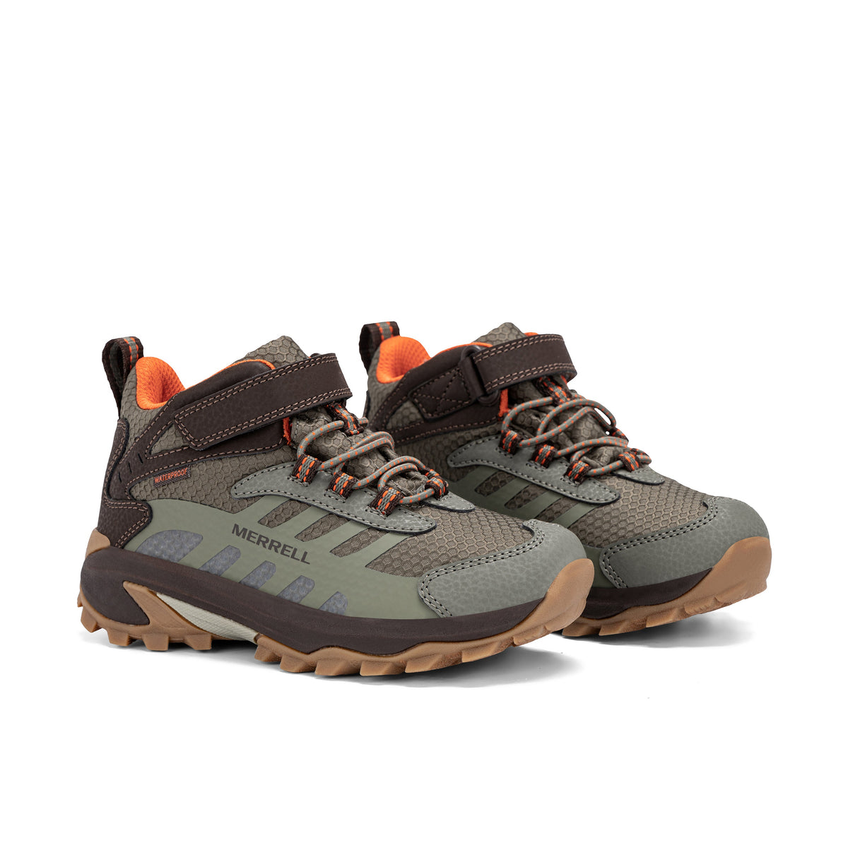 Stride Rite Moab Speed 2 Mid AC Sneaker - Big Kid Brown Olive