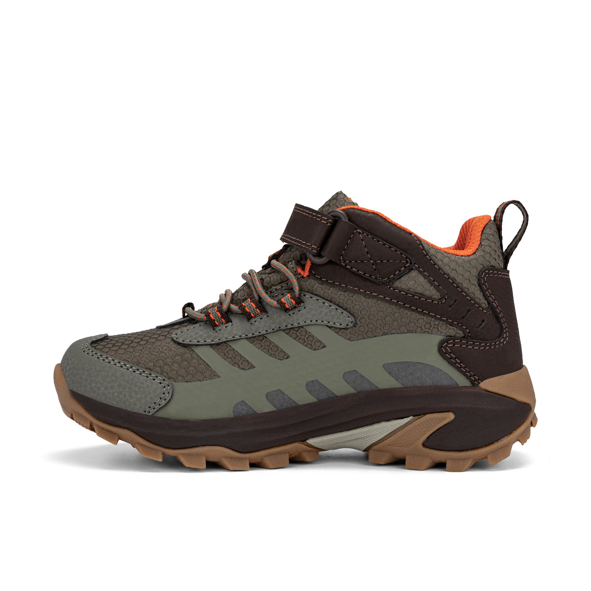 Stride Rite Moab Speed 2 Mid AC Sneaker - Big Kid Brown Olive