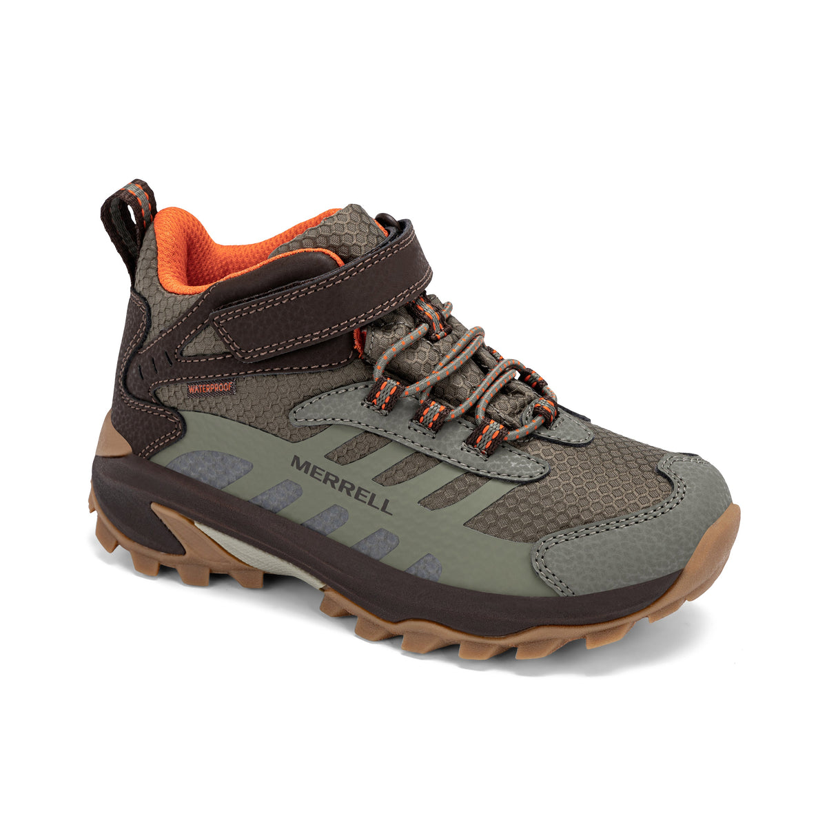 Stride Rite Moab Speed 2 Mid AC Sneaker - Big Kid Brown Olive