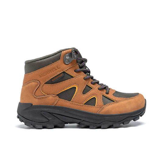 Stride Rite Moab Peak Waterproof Boot - Big Kid Tan/Olive