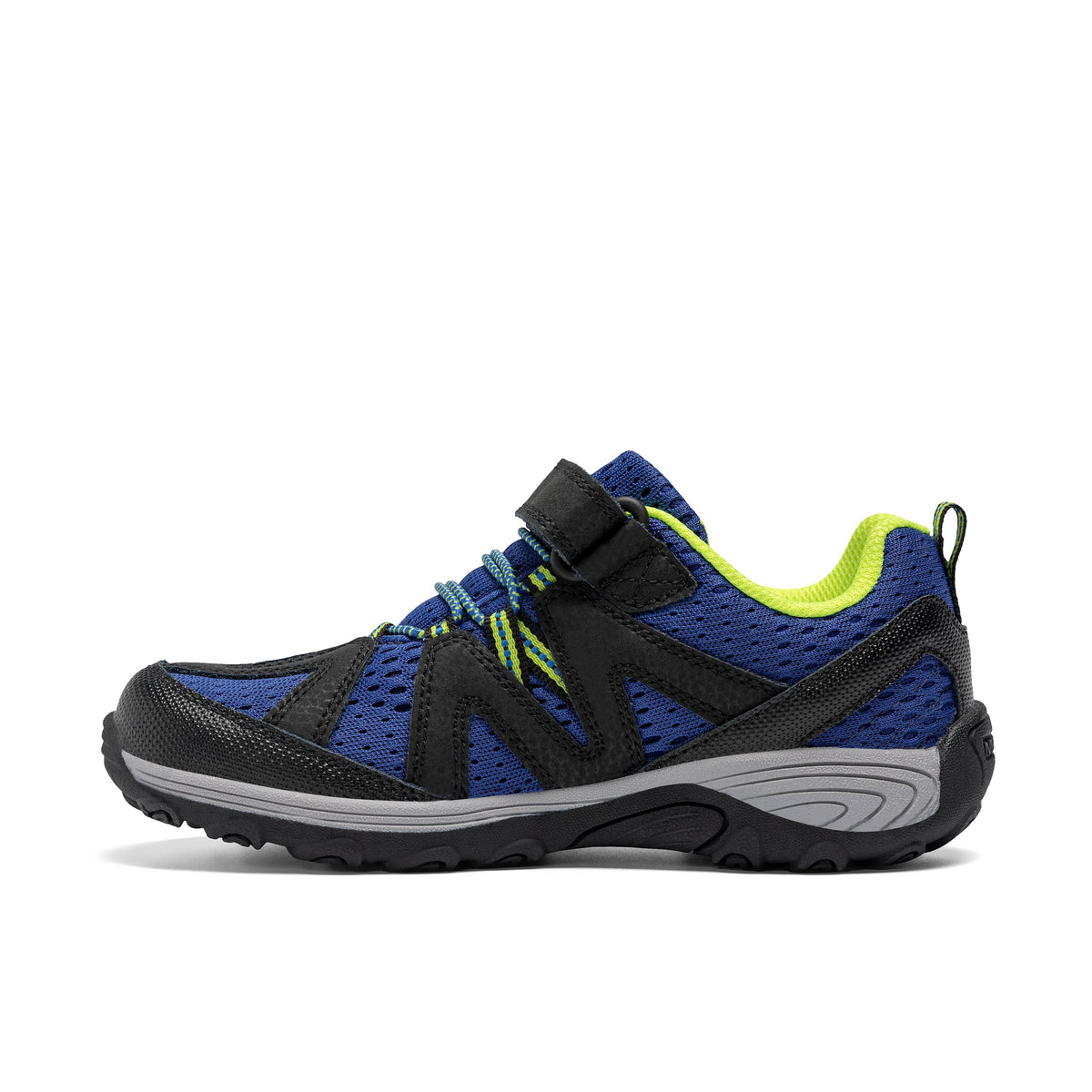 Stride Rite Ridge Trek Sneaker - Big Kid Black/Blue