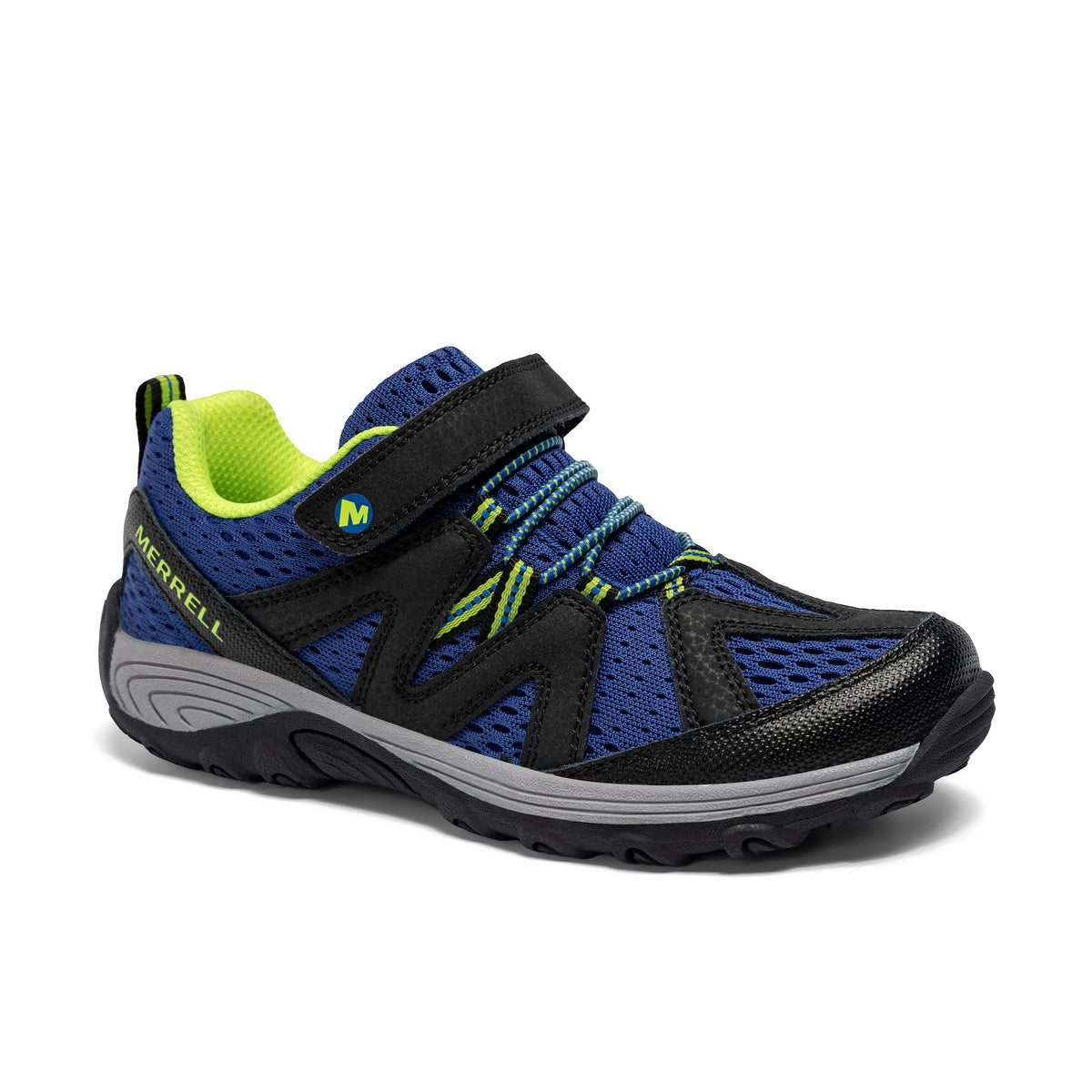 Stride Rite Ridge Trek Sneaker - Big Kid Black/Blue