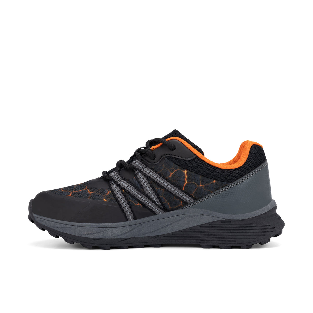 Stride Rite Snova Sneaker - Big Kid Black Charcoal