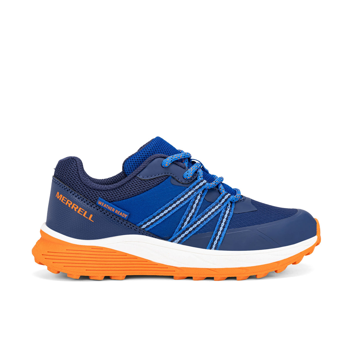 Stride Rite Snova Sneaker - Big Kid White Blue