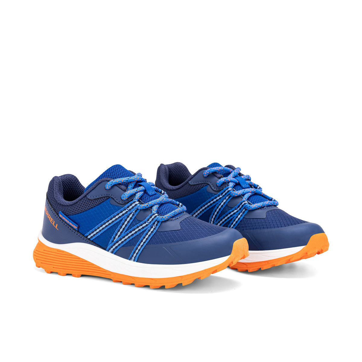 Stride Rite Snova Sneaker - Big Kid White Blue
