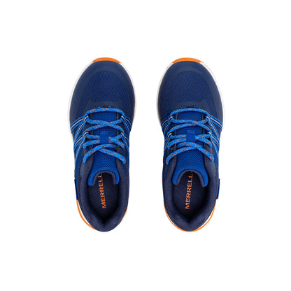 Stride Rite Snova Sneaker - Big Kid White Blue