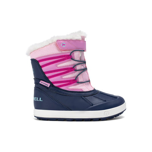 Stride Rite Snow Bank 5.0 Waterproof Boot - Big Kid Navy/Pink