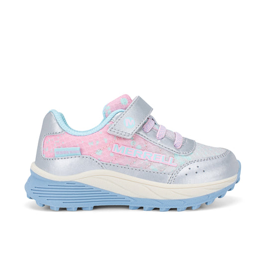 Stride Rite Snova Jr. Sneaker - Little Kid Silver/Pink