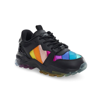 Stride Rite Mini Lettie Eagle Sneaker - Big Kid Black