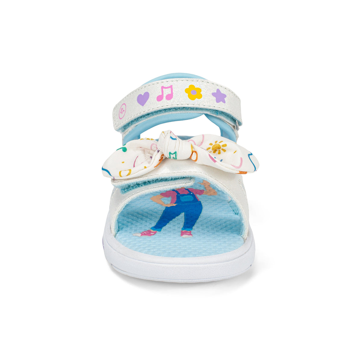 Stride Rite Light Up Bow Sandal - Little Kid White