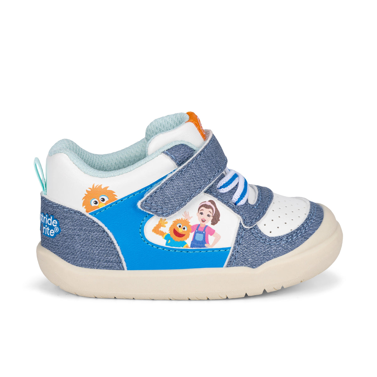 Stride Rite Where Is Herbie Mid Sneaker - Little Kid Denim