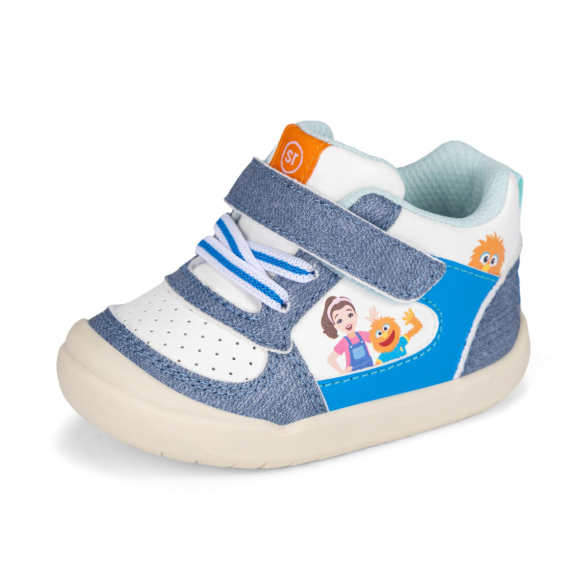 Stride Rite Where Is Herbie Mid Sneaker - Little Kid Denim