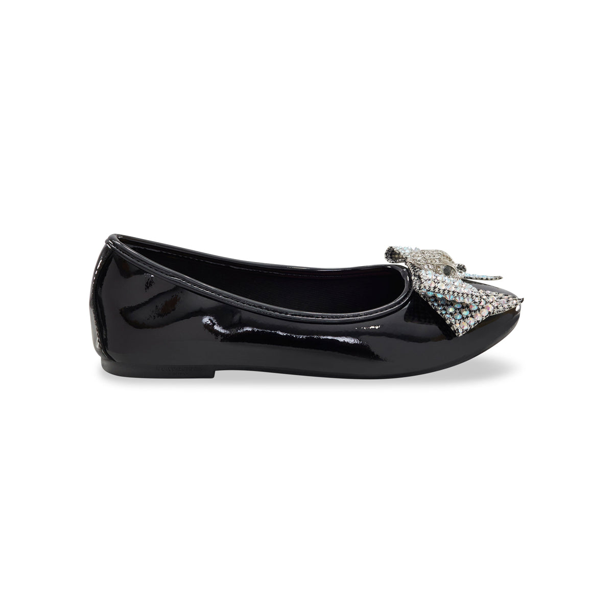 Stride Rite Mini Kensington Ballet Flat - Big Kid Black Patent