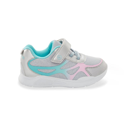 Stride Rite Ryne Sneaker - Big Kid Silver