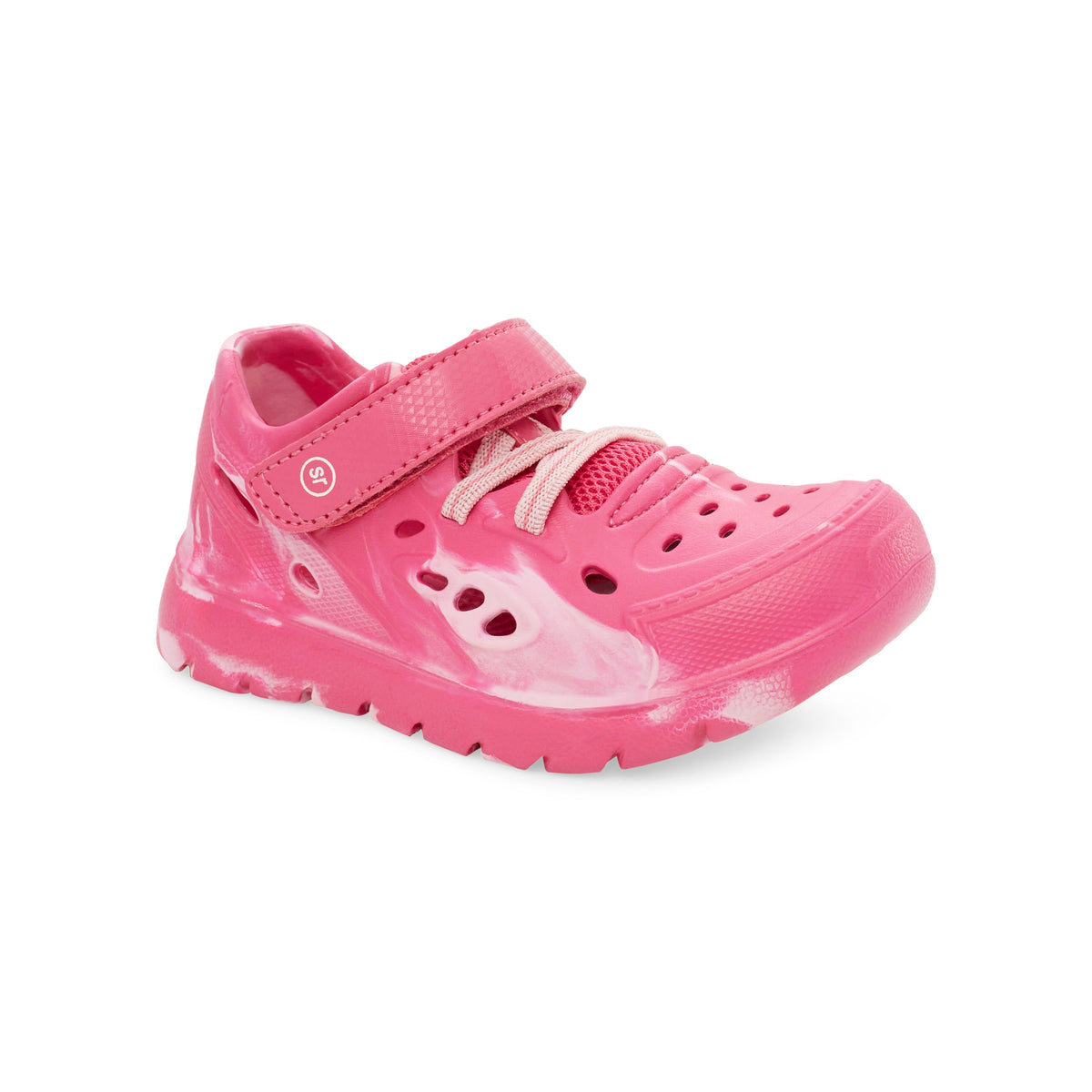 Stride Rite Oceano Sandal - Big Kid Pink/White