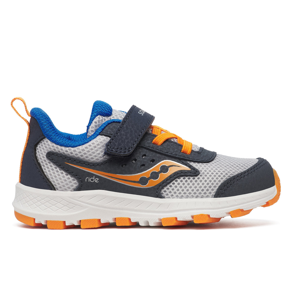 Stride Rite Ride Jr Sneaker - Little Kid Navy/Grey/Peel