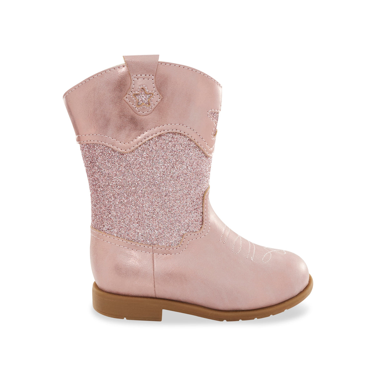 Stride Rite Wynona Western Boot - Big Kid Blush
