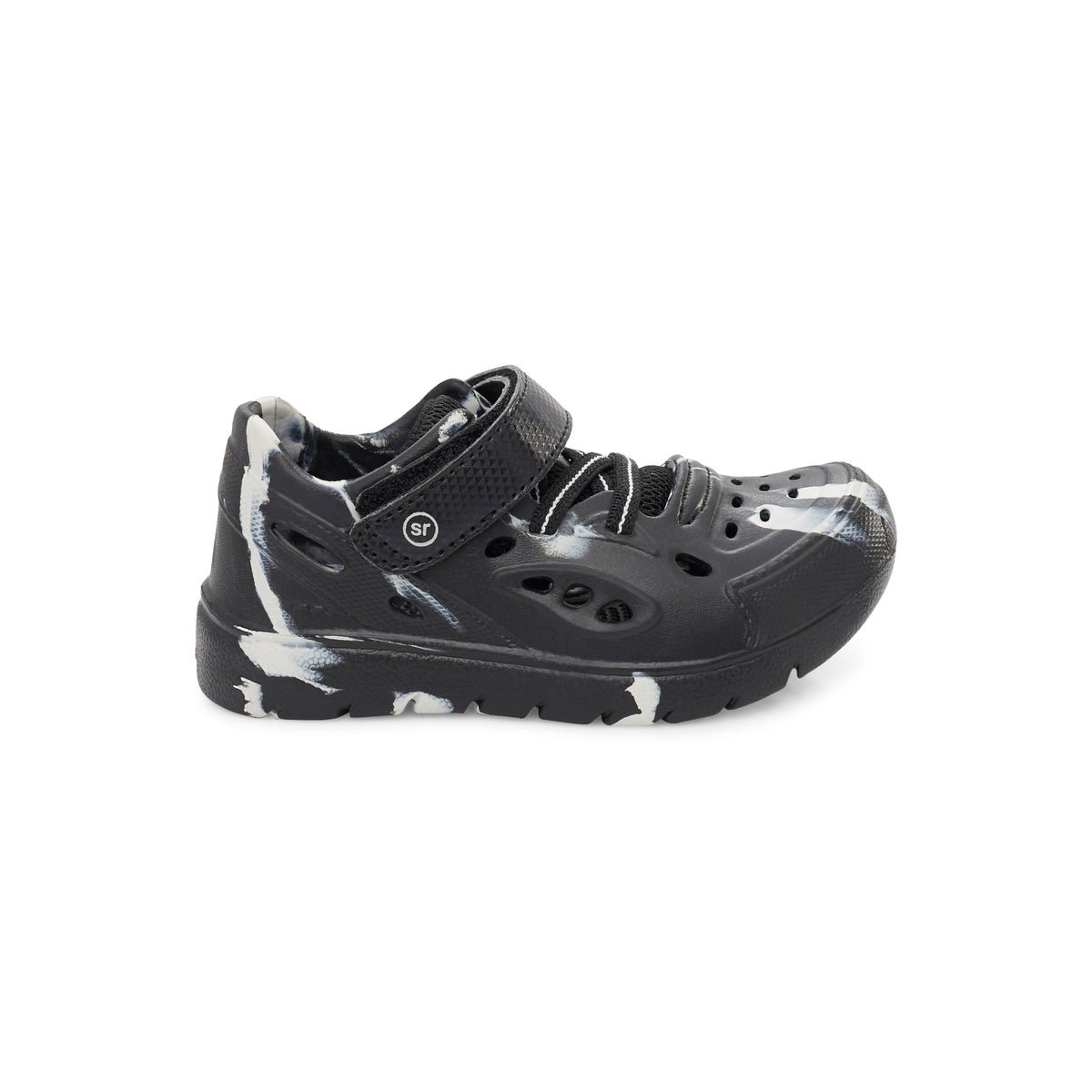 Stride Rite Oceano Sandal - Little Kid Black/White