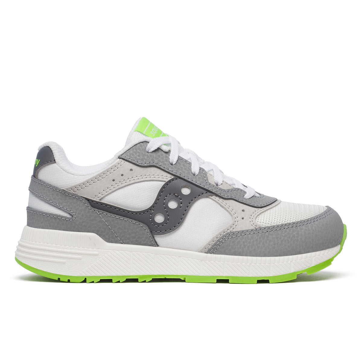 Stride Rite Eclipse KDZ Sneaker - Big Kid White/Grey/Lime