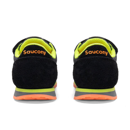 Stride Rite Jazz Hook & Loop Sneaker - Little Kid Black/Lime