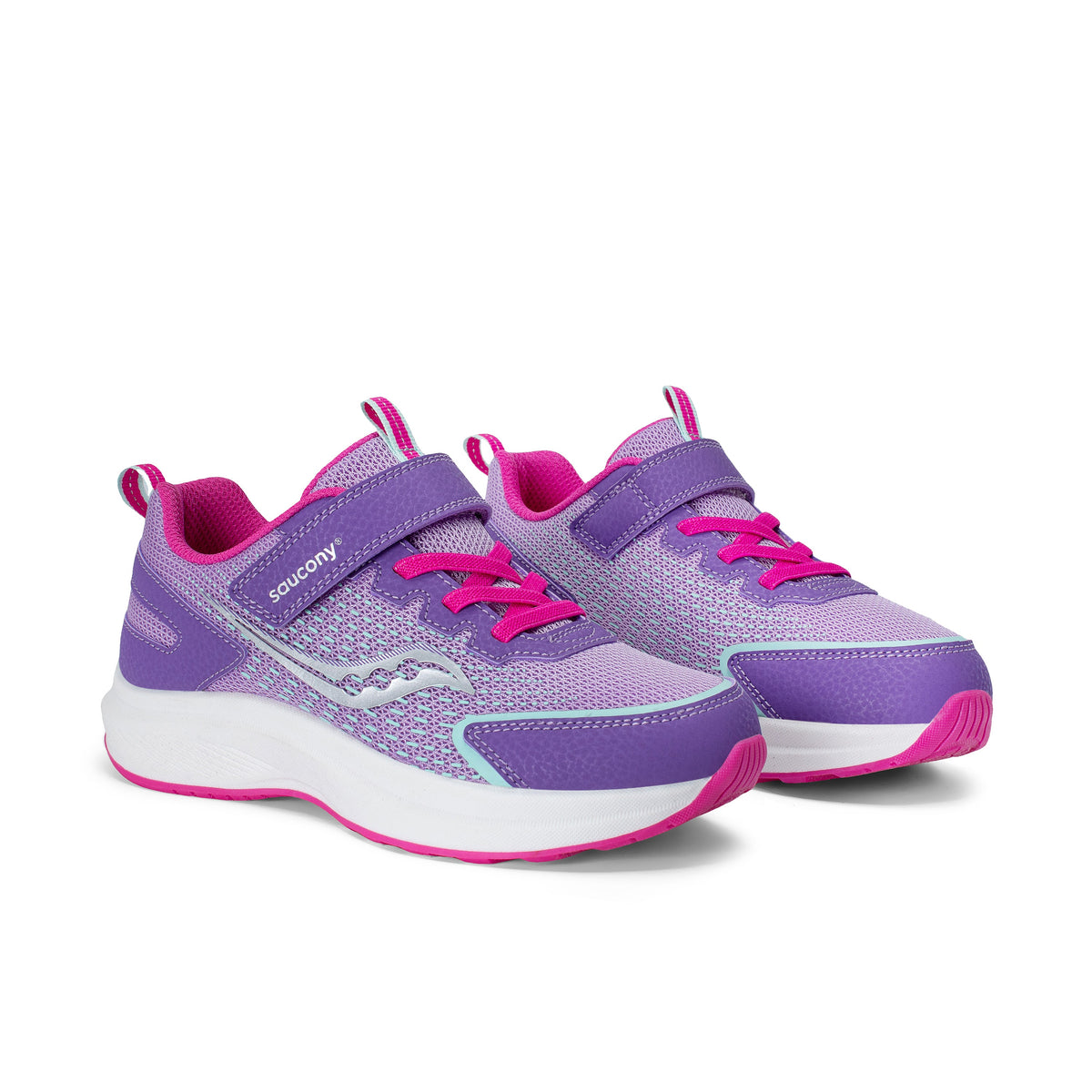 Stride Rite Cohesion FST Sneaker - Big Kid Purple/Pink