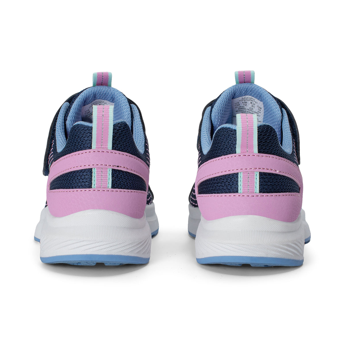 Stride Rite Cohesion FST Sneaker - Big Kid Navy/Pink