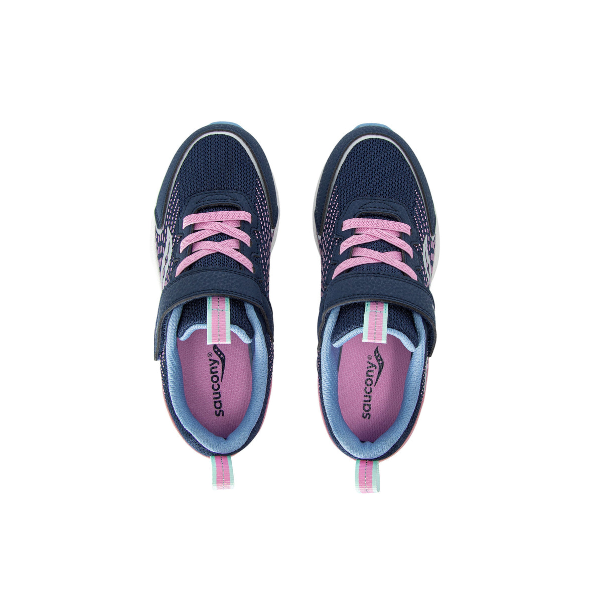 Stride Rite Cohesion FST Sneaker - Big Kid Navy/Pink