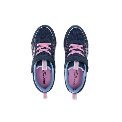 Stride Rite Cohesion FST Sneaker - Big Kid Navy/Pink