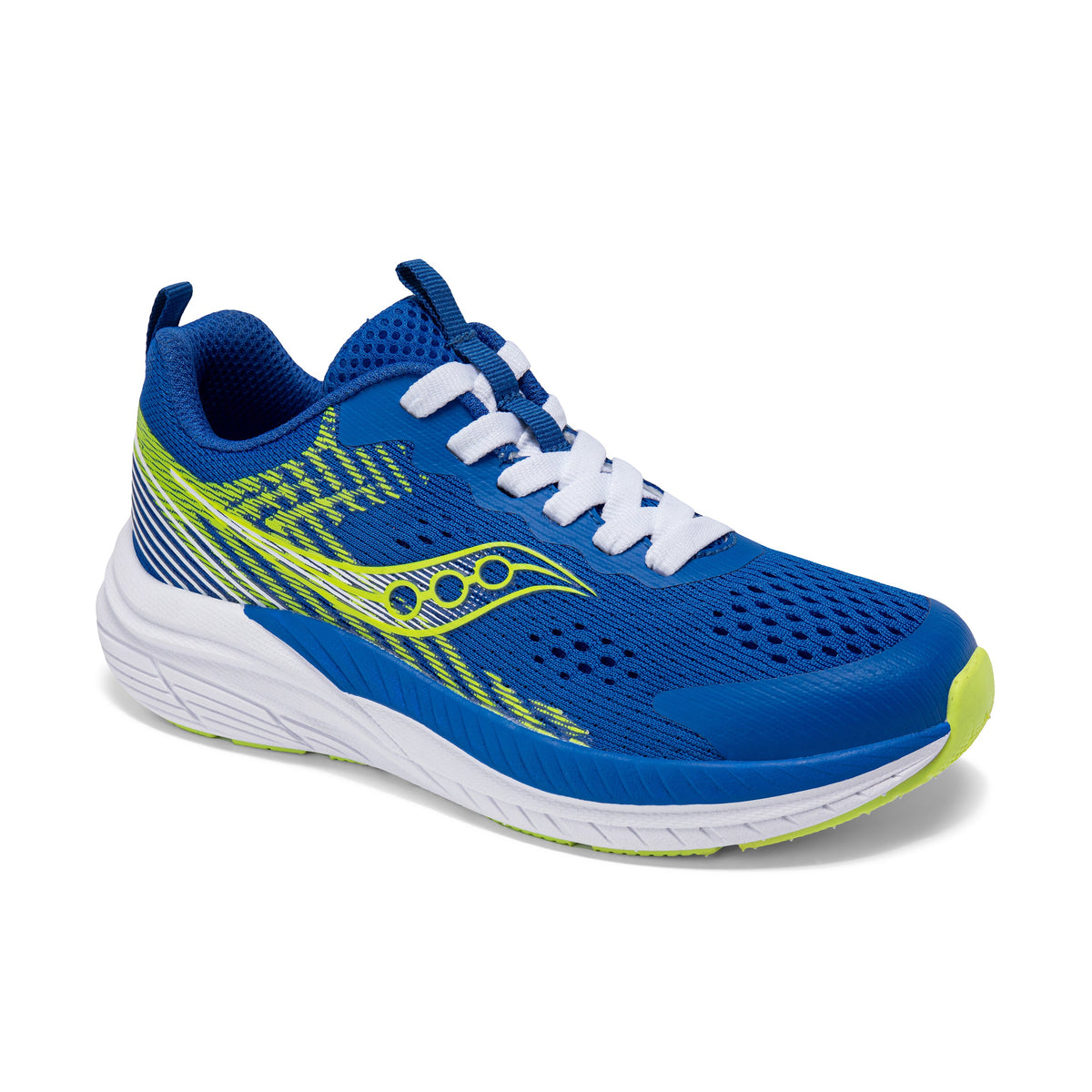 Stride Rite Hurricane KDZ Sneaker - Big Kid Blue/Lime