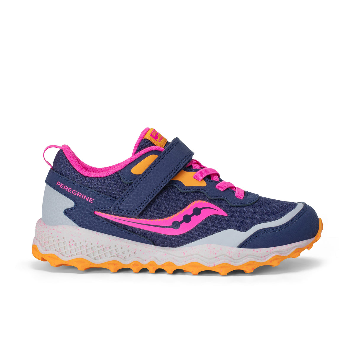 Stride Rite Peregrine KDZ A/C Shield Sneaker - Big Kid Navy/Pink