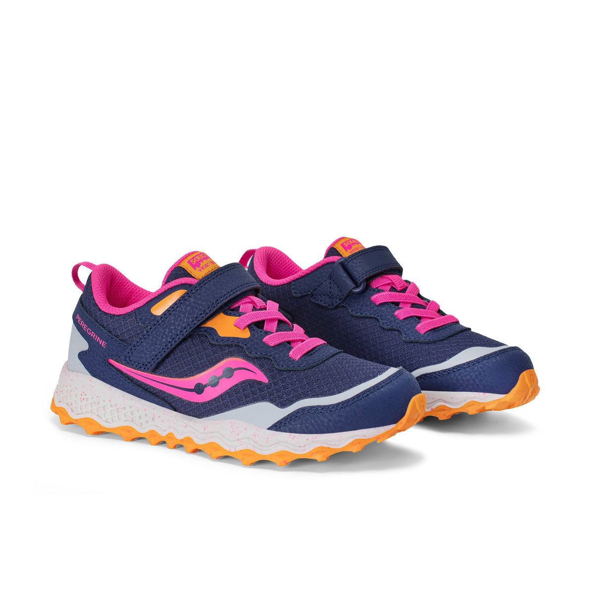 Stride Rite Peregrine KDZ A/C Shield Sneaker - Big Kid Navy/Pink