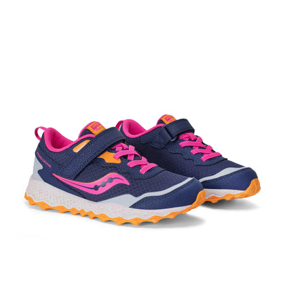 Stride Rite Peregrine KDZ A/C Shield Sneaker - Big Kid Navy/Pink