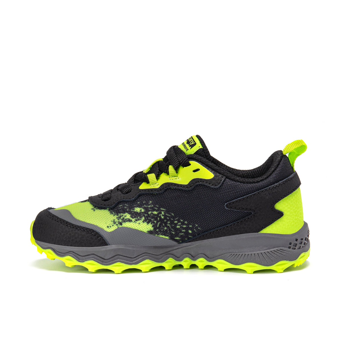 Stride Rite Peregrine KDZ Shield Sneaker - Big Kid Black/Lime