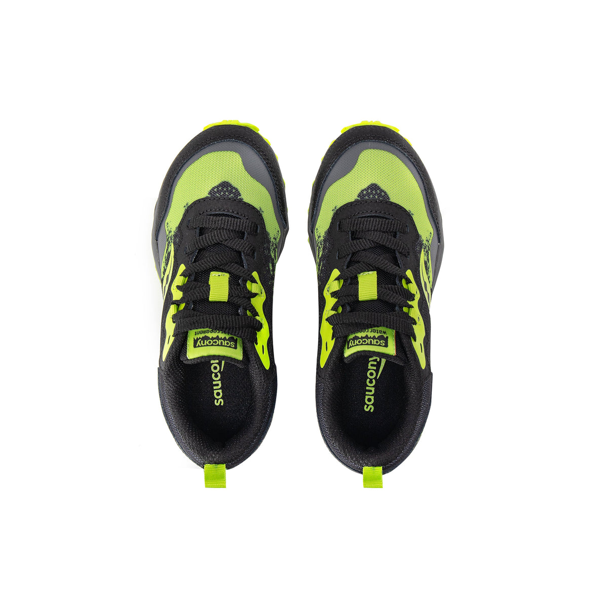 Stride Rite Peregrine KDZ Shield Sneaker - Big Kid Black/Lime