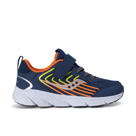 Stride Rite Wind 3.0 A/C Sneaker - Big Kid Navy/Orange