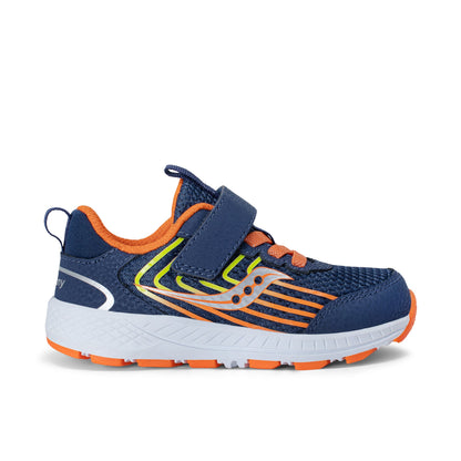 Stride Rite Wind 3.0 Jr. Sneaker - Big Kid Navy/Orange