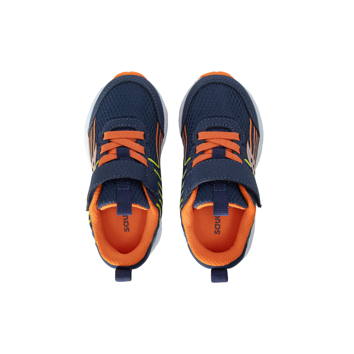 Stride Rite Wind 3.0 Jr. Sneaker - Big Kid Navy/Orange