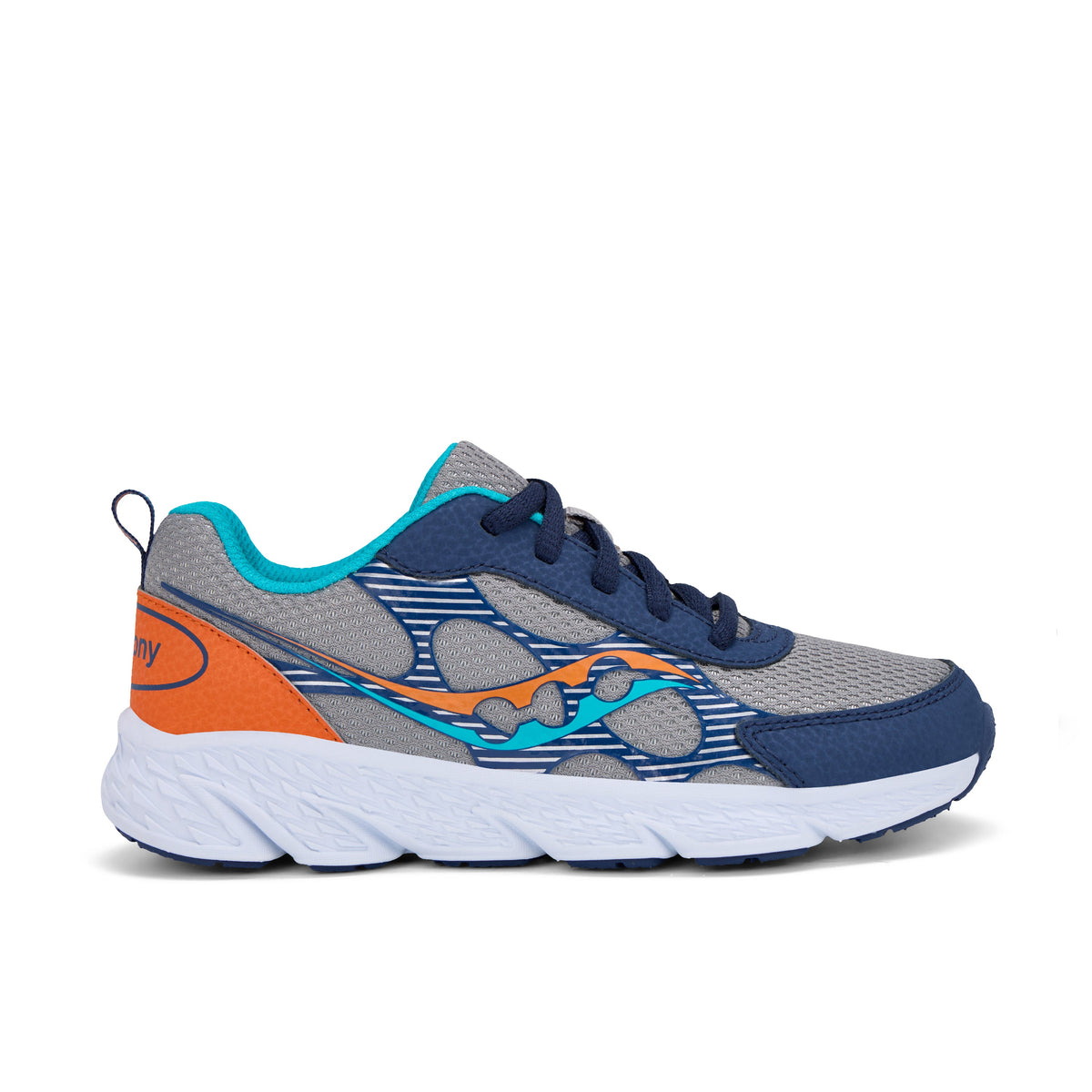 Stride Rite Wind XT Sneaker - Big Kid Grey Navy
