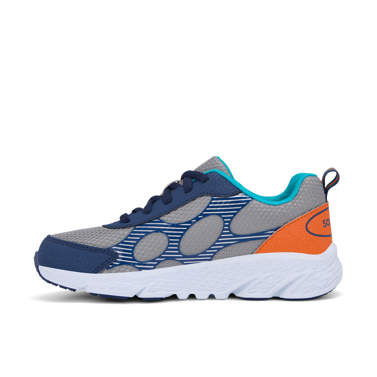 Stride Rite Wind XT Sneaker - Big Kid Grey Navy