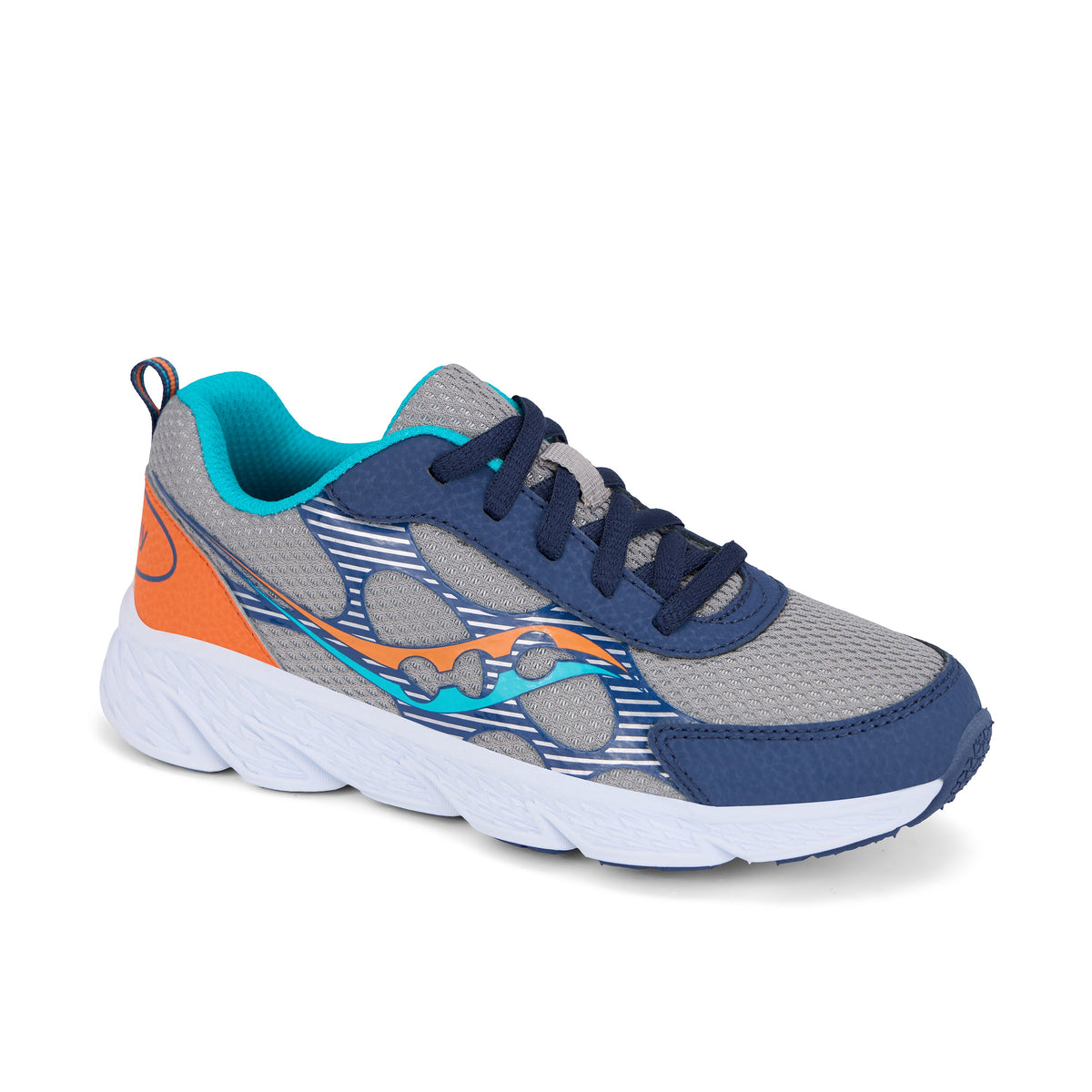 Stride Rite Wind XT Sneaker - Big Kid Grey Navy