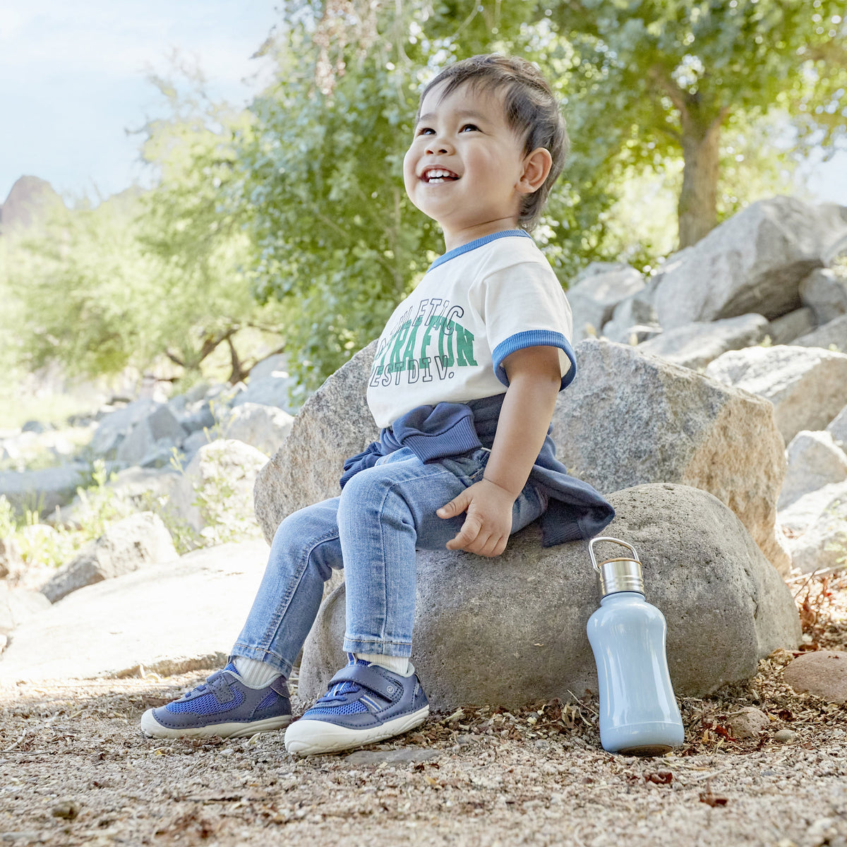 Stride Rite Apollo Sneaker - Little Kid Blue
