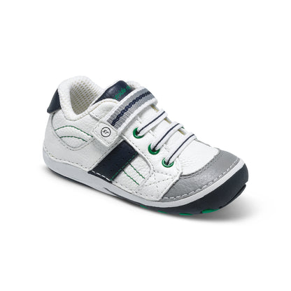 Stride Rite Artie Shoe - Little Kid White/Classic Navy