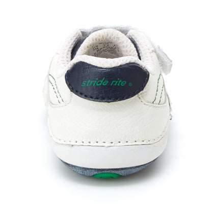 Stride Rite Artie Shoe - Little Kid White/Classic Navy